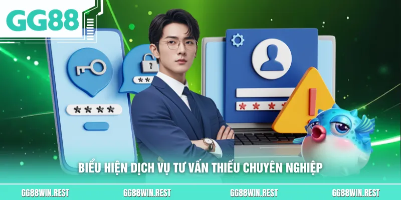 Biểu hiện dịch vụ tư vấn thiếu chuyên nghiệp