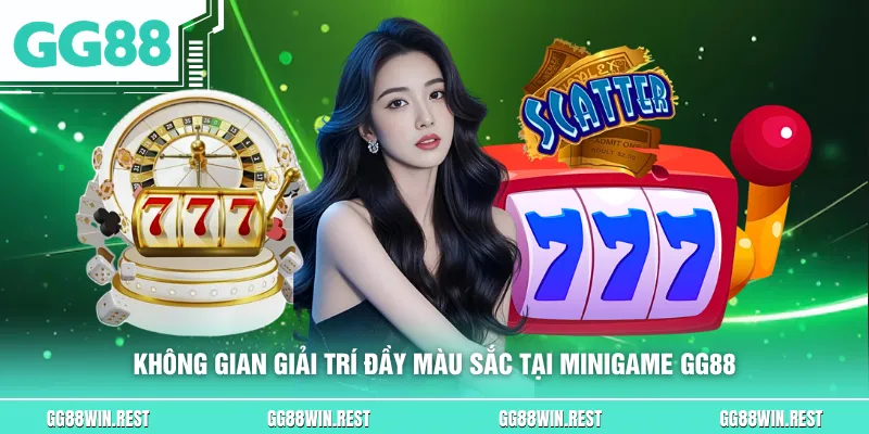Không gian giải trí đầy màu sắc tại MiniGame GG88
