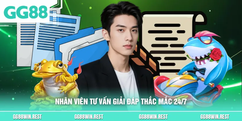 Nhân viên tư vấn giải đáp thắc mắc 24/7