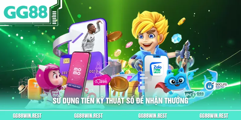 Sử dụng tiền kỹ thuật số để nhận thưởng